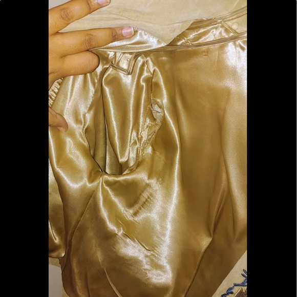 Vintage Suede Embroidered Jacket Taupe Sz Medium - Picture 13 of 15